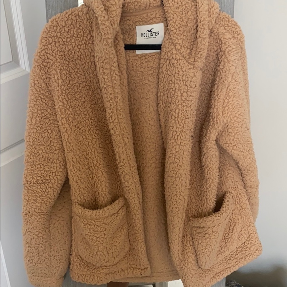 hooded teddy coat